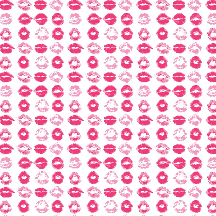Smooches Pattern Acrylic Sheets - CMB Pattern Acrylic